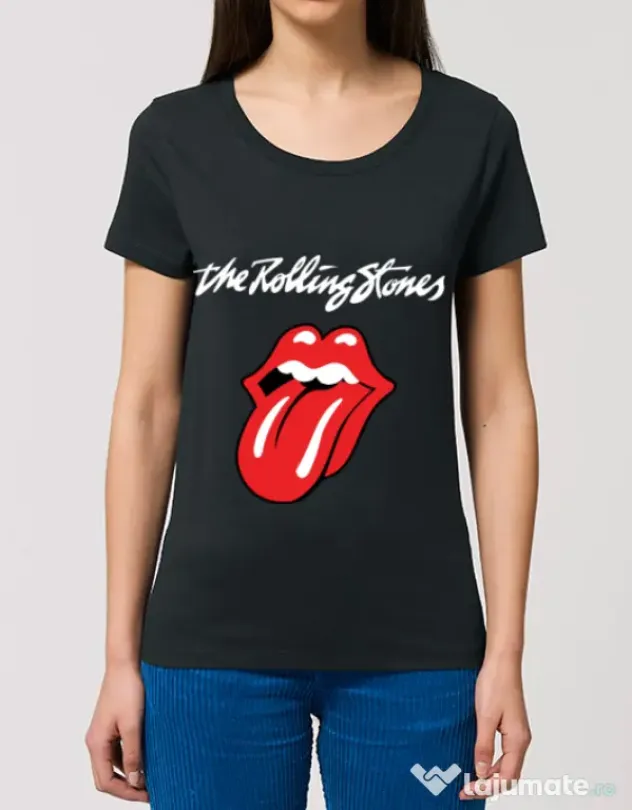 Tricou STANLEY STELLA dama The Rolling Stones Negru