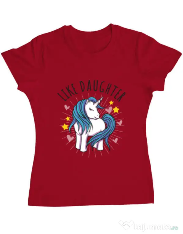 Tricou ADLER dama Like daughter Rosu