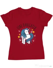 Tricou ADLER dama Like daughter Rosu