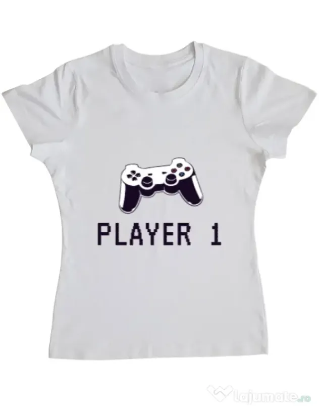 Tricou ADLER dama Player 1 Alb