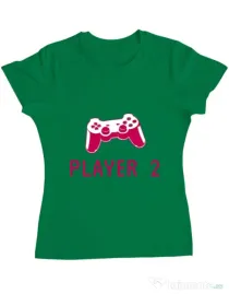 Tricou ADLER dama Player 2 Verde mediu