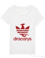 Tricou STANLEY STELLA dama Dracarys Alb