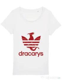 Tricou STANLEY STELLA dama Dracarys Alb