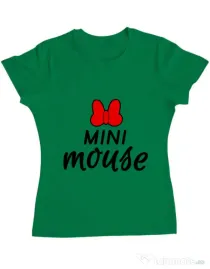Tricou ADLER dama Mini mouse Verde mediu