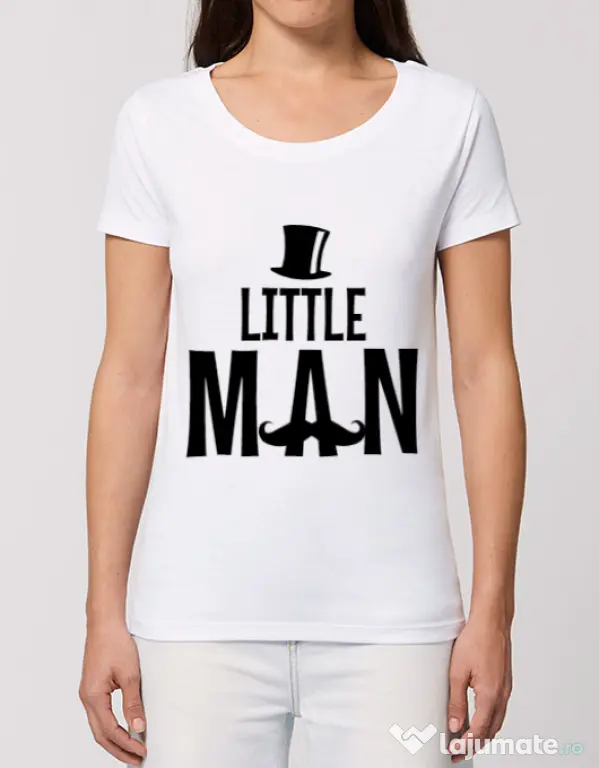 Tricou STANLEY STELLA dama Little man Alb