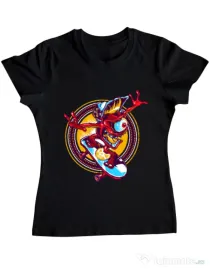 Tricou ADLER dama Cali skate Negru