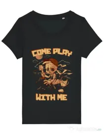 Tricou STANLEY STELLA dama Come play with me Negru