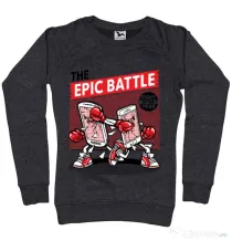 Bluza ADLER dama Epic battle Negru melanj