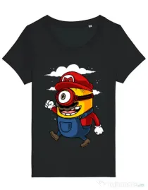Tricou STANLEY STELLA dama Mario minion Negru
