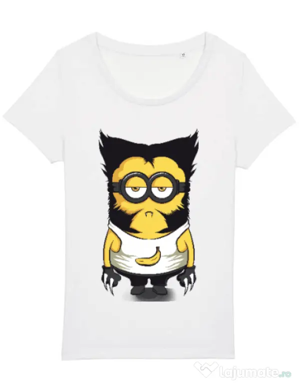 Tricou STANLEY STELLA dama Wolve minion Alb