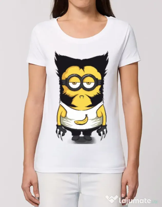 Tricou STANLEY STELLA dama Wolve minion Alb
