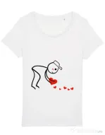 Tricou STANLEY STELLA dama Dovezi de dragoste 2 Alb