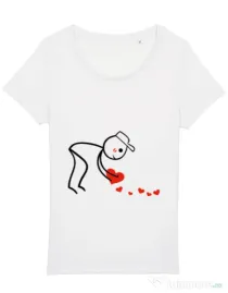 Tricou STANLEY STELLA dama Dovezi de dragoste 2 Alb