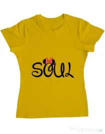 Tricou ADLER dama Soul Galben