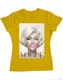 Tricou ADLER dama Bubblegum Galben