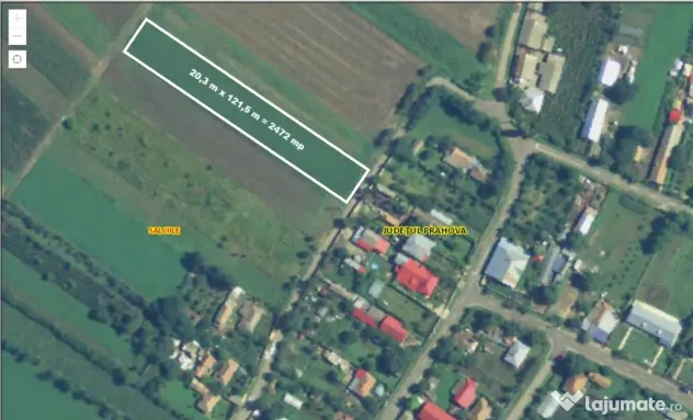 Teren 2472mp Eco pentru “VIAȚA LA ȚARĂ” în Sălciile, Prahova