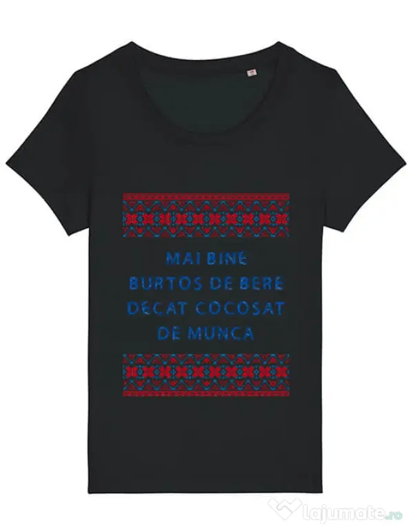 Tricou STANLEY STELLA dama Burtos de bere Negru