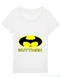Tricou STANLEY STELLA dama Buttman Alb