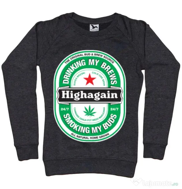 Bluza ADLER dama Highagain Negru melanj