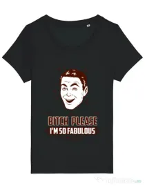 Tricou STANLEY STELLA dama Fabulous Negru