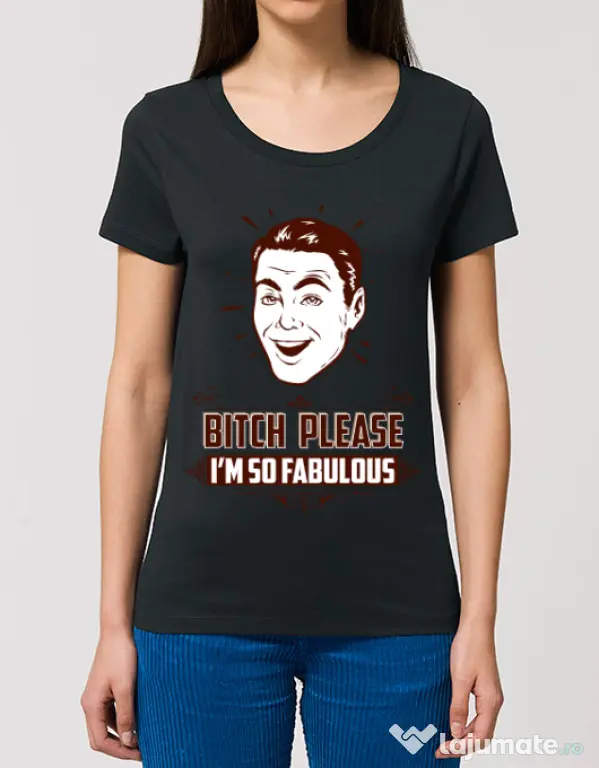 Tricou STANLEY STELLA dama Fabulous Negru