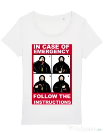 Tricou STANLEY STELLA dama In case of emergency Alb