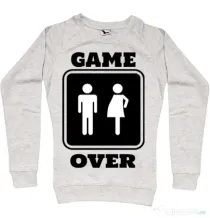 Bluza ADLER dama Game over pregnant Migdala melanj