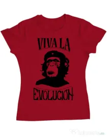 Tricou ADLER dama Viva la evolucion Rosu