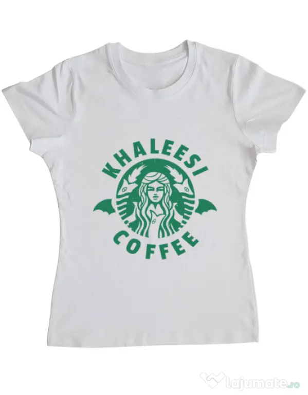 Tricou ADLER dama Khaleesi coffee Alb