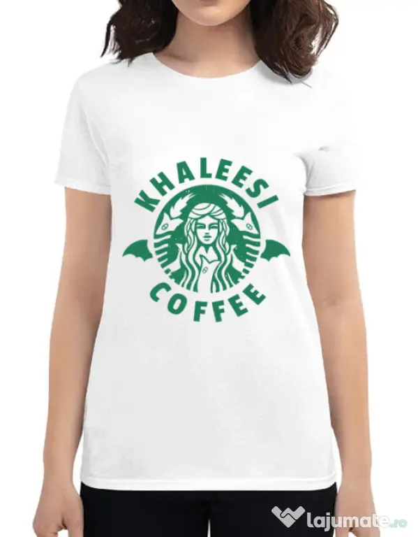 Tricou ADLER dama Khaleesi coffee Alb