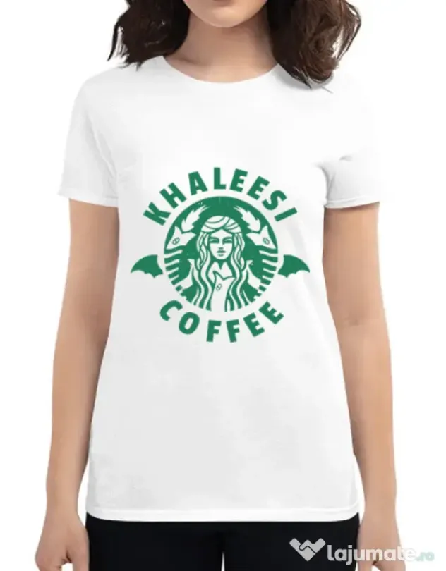 Tricou ADLER dama Khaleesi coffee Alb