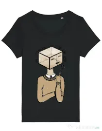 Tricou STANLEY STELLA dama Am I thinking outside the box Negru