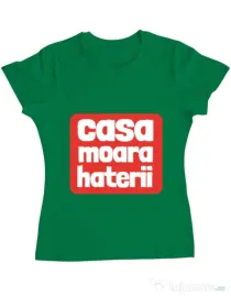 Tricou ADLER dama Casa moara haterii Verde mediu
