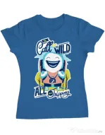 Tricou ADLER dama Call of the wild Albastru azuriu