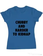Tricou ADLER dama Chubby Albastru azuriu