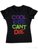 Tricou ADLER dama Cool kids Negru