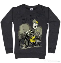 Bluza ADLER dama Enjoy the ride Negru melanj