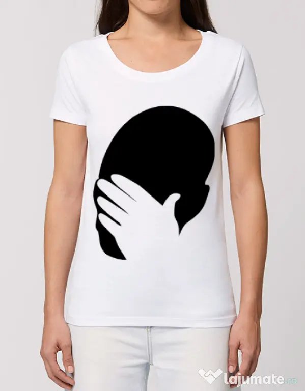 Tricou STANLEY STELLA dama Facepalm Alb