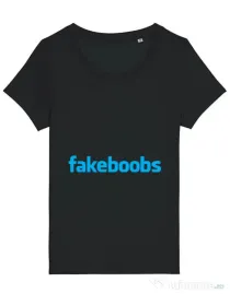Tricou STANLEY STELLA dama Fakeboobs Negru
