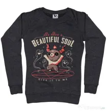 Bluza ADLER dama Beautiful soul Negru melanj
