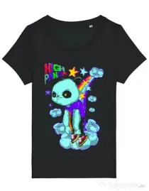 Tricou STANLEY STELLA dama High panda Negru