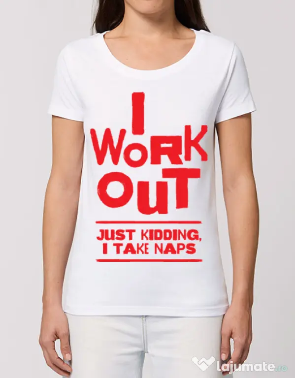 Tricou STANLEY STELLA dama I work out Alb