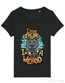 Tricou STANLEY STELLA dama I am a freak Negru