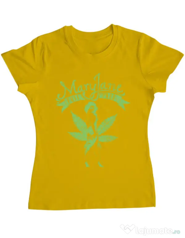 Tricou ADLER dama Mary Jane Galben
