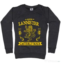 Bluza ADLER dama House Lannister Negru melanj