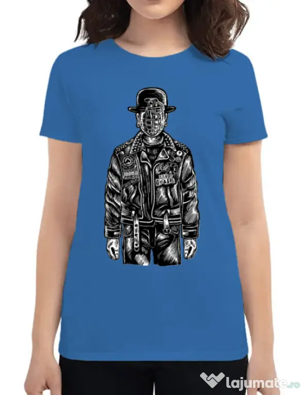 Tricou ADLER dama The son of grenade Albastru azuriu