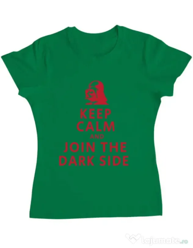 Tricou ADLER dama Join the darkside Verde mediu