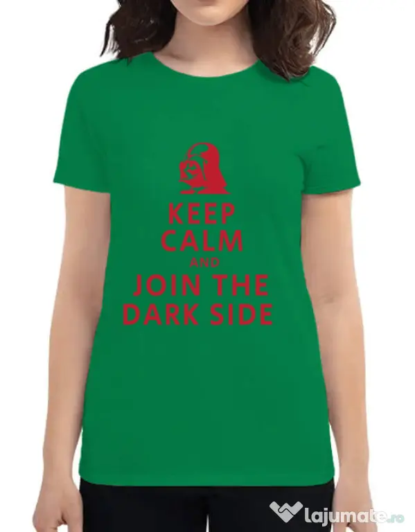 Tricou ADLER dama Join the darkside Verde mediu