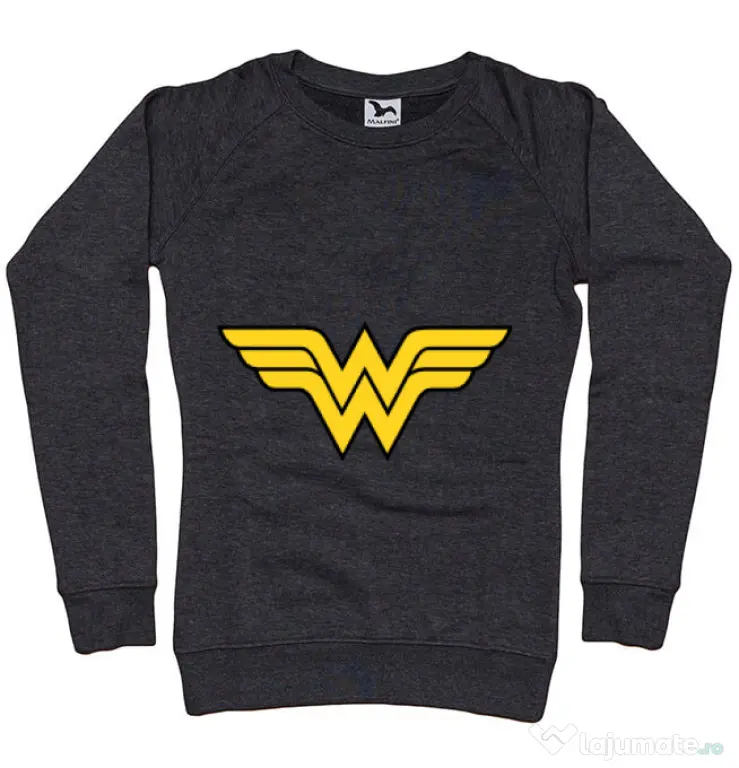 Bluza ADLER dama Wonder woman Negru melanj