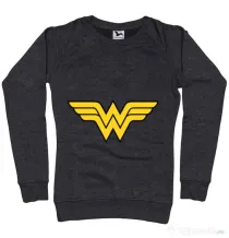 Bluza ADLER dama Wonder woman Negru melanj